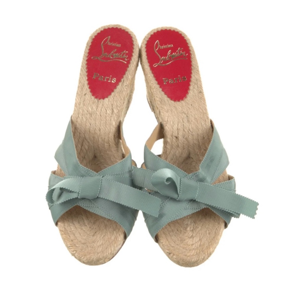 Christian Louboutin Wedge Espadrilles